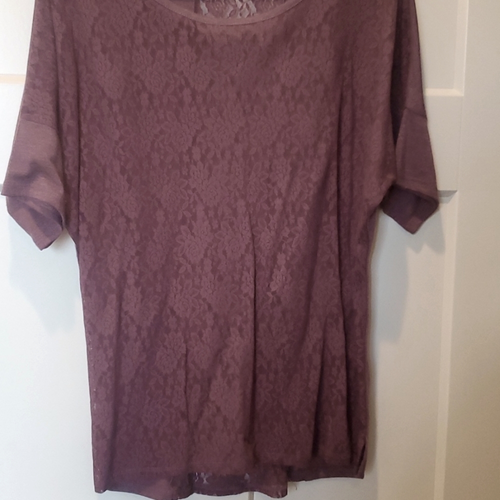 Cute Burgundy lace top